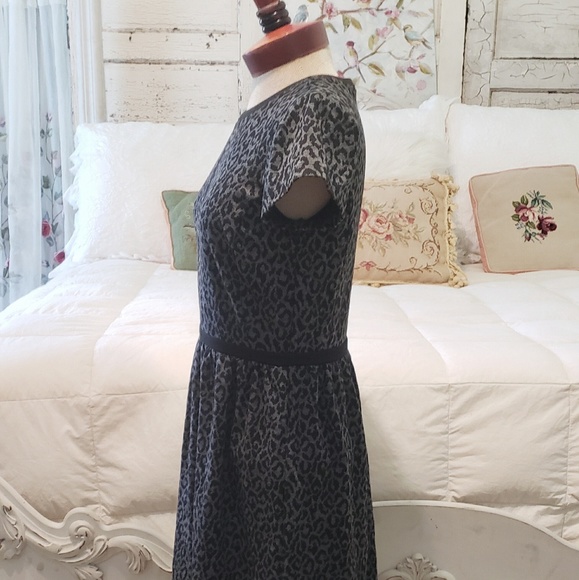 ☆LOFT☆ Beautiful grey leopard dress / tunic - Picture 5 of 7
